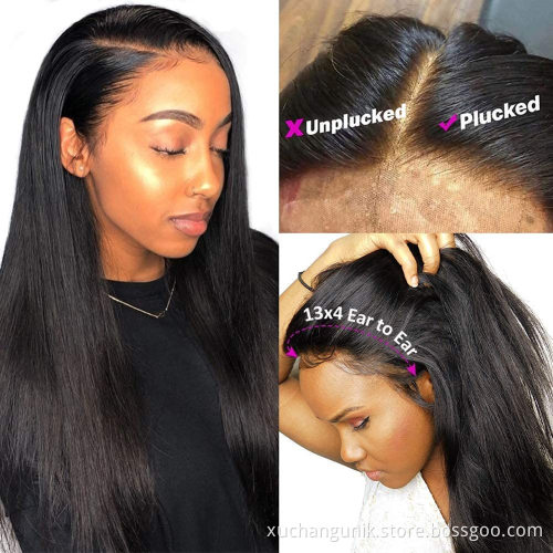 Peruvian Natural Human Hair Wigs Short Bob Cut Straight Virgin Single Donor Raw Human Hair Peruvian 13x4 Lace Frontal Bob Wig